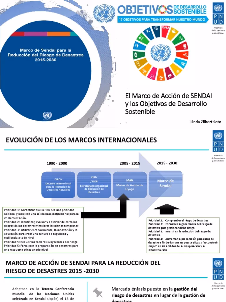 ¿Qué es el marco de sendái para la reducción del riesgo de desastres?