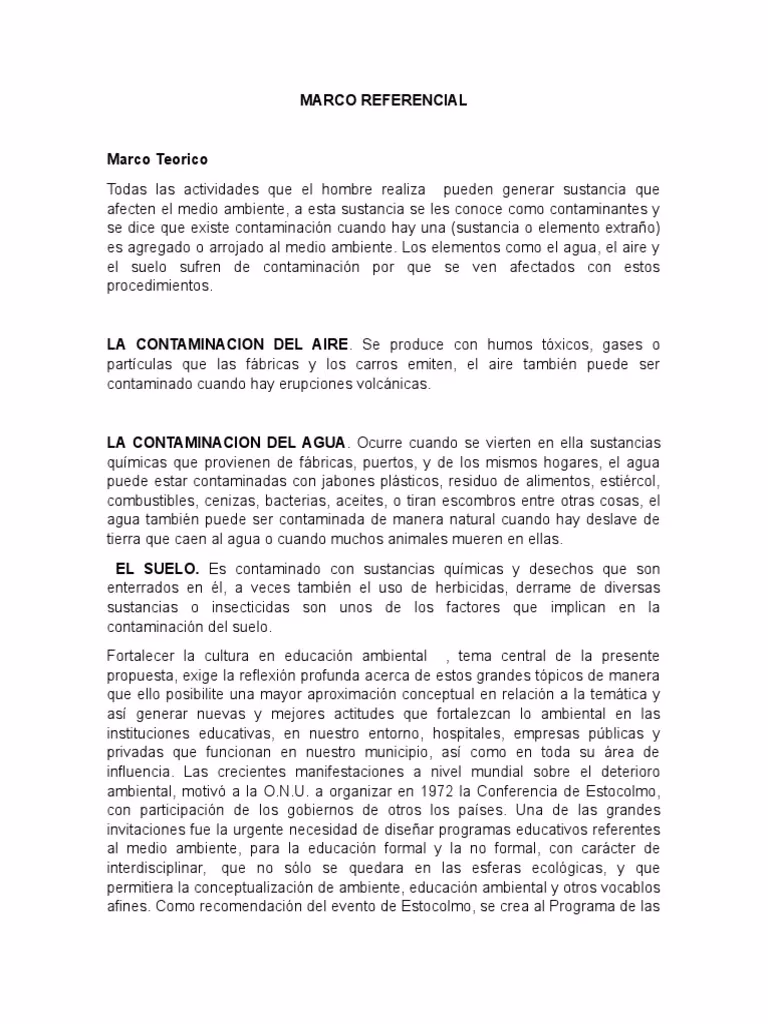 ¿Cuál fue la Primera Conferencia Mundial sobre Medio Ambiente?