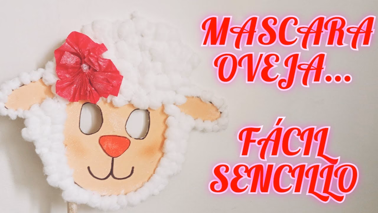 ¿Cómo hacer una cara recortada de oveja?