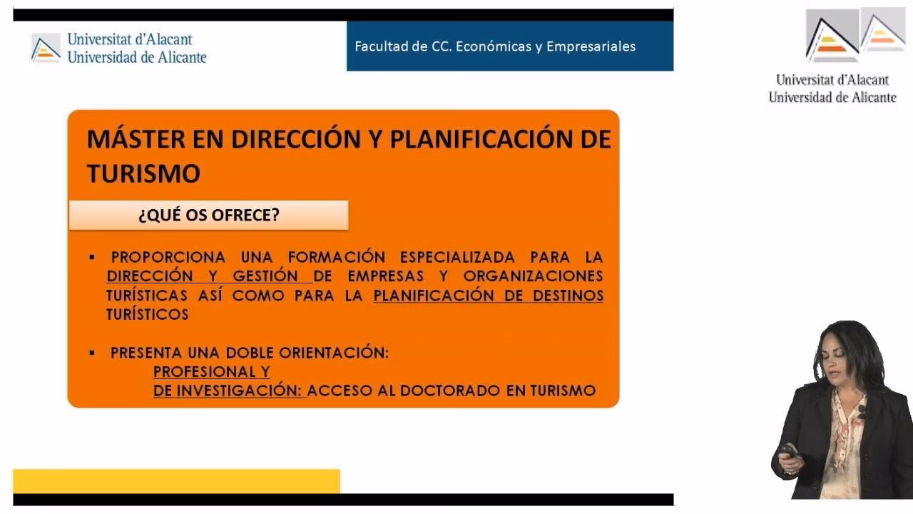 ¿Qué es el plan maestro de turismo sostenible?