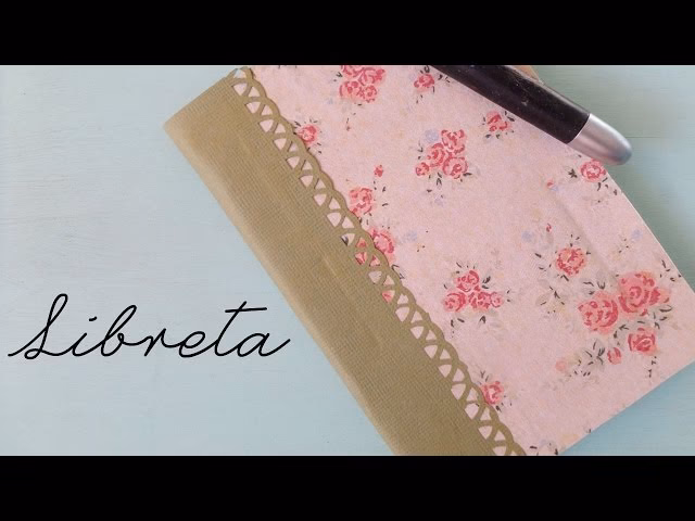 ¿Cómo se hace un cuaderno de papel reciclado?