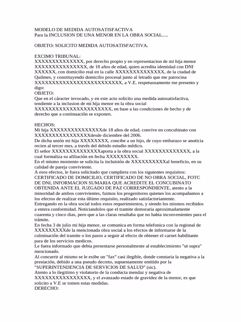 ¿Qué es la Medida Autosatisfactiva?