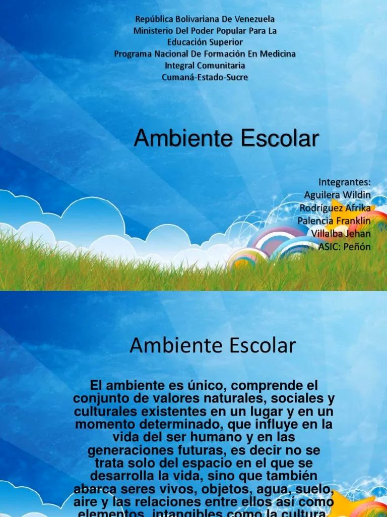 ¿Qué es el ambiente social?