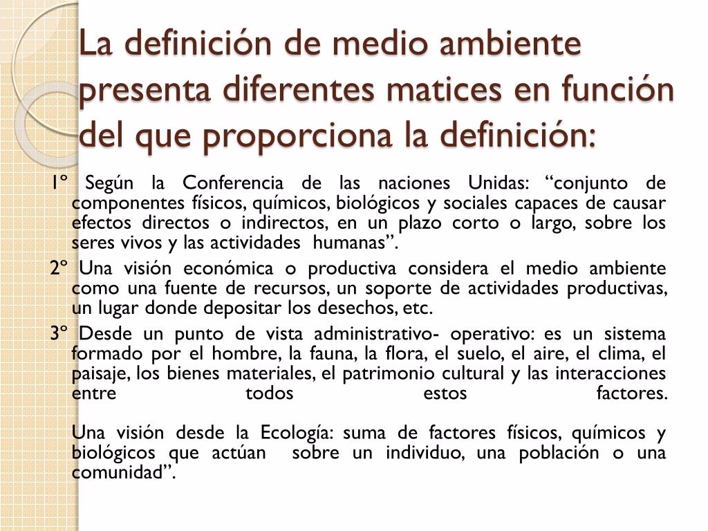 ¿Qué es el programa de las Naciones Unidas para el medio ambiente?
