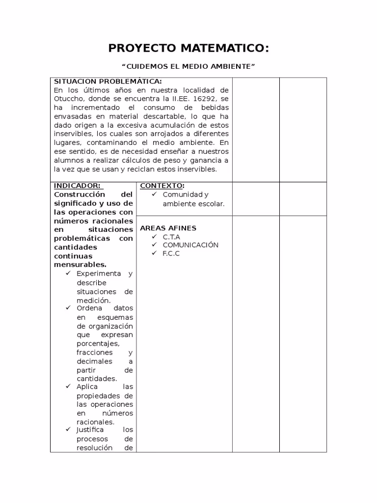 ¿Cuál es la importancia de las competencias matemáticas en el desarrollo de capacidades ambientales?