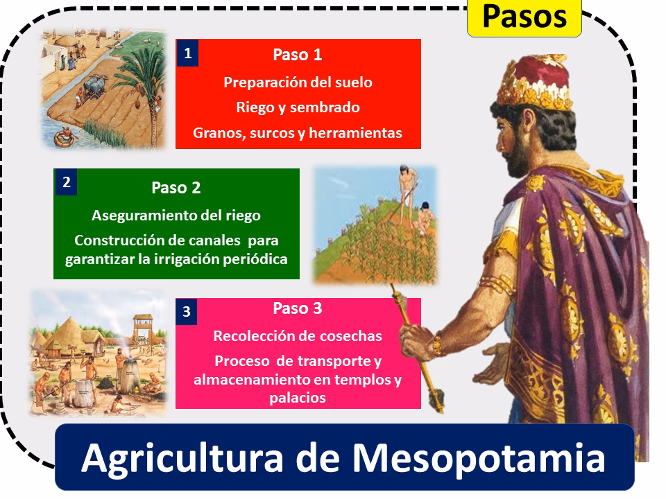 ¿Cómo era la economía de Mesopotamia?