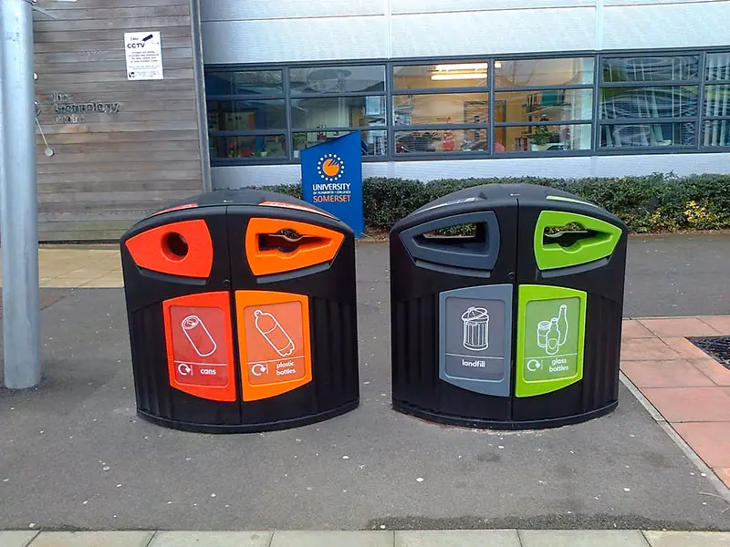 ¿Cómo limpiar los contenedores de residuos?