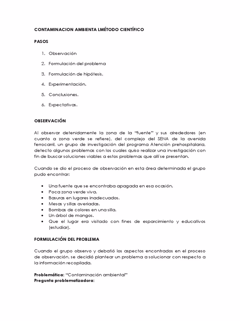 ¿Cuáles son las principales fuentes de contaminación?