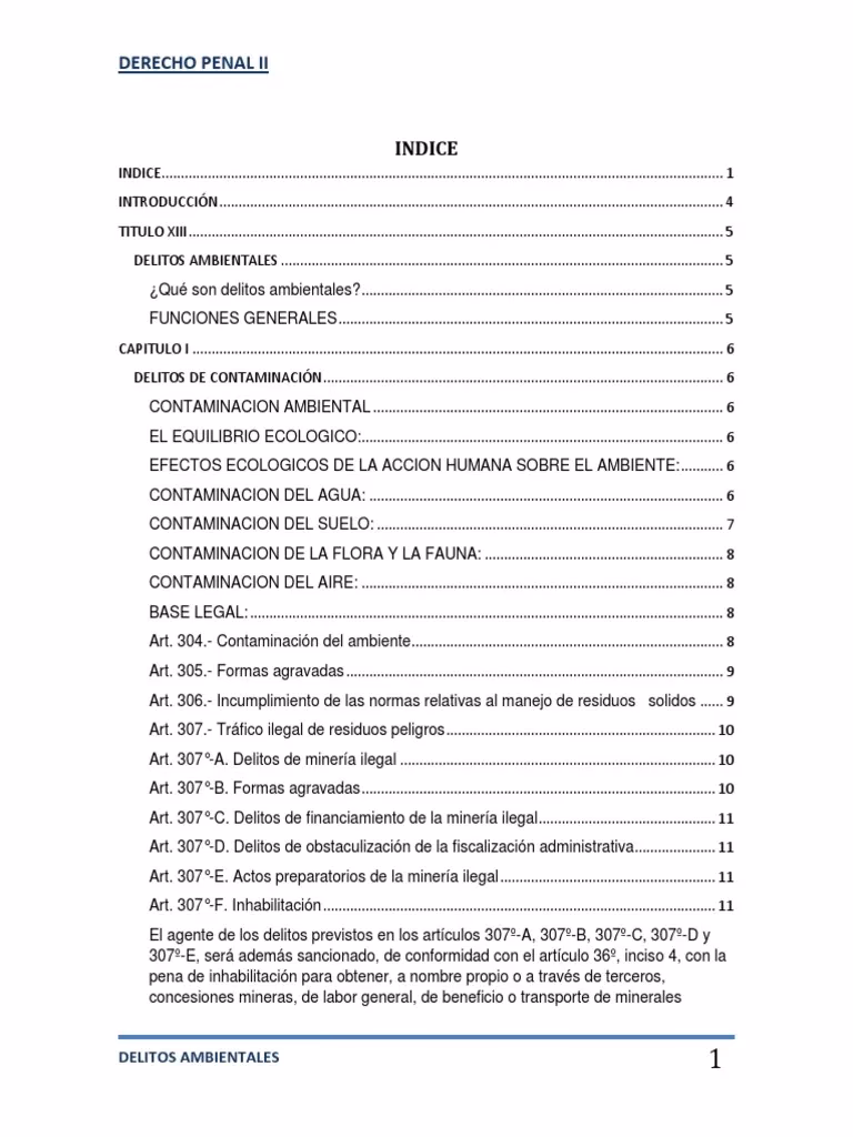 ¿Qué son las modificaciones en delitos ambientales?