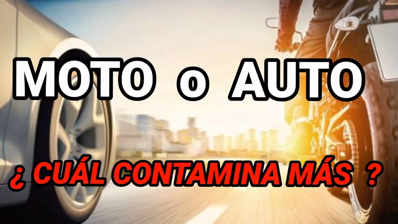 ¿Por qué las motos son más contaminantes que los coches?