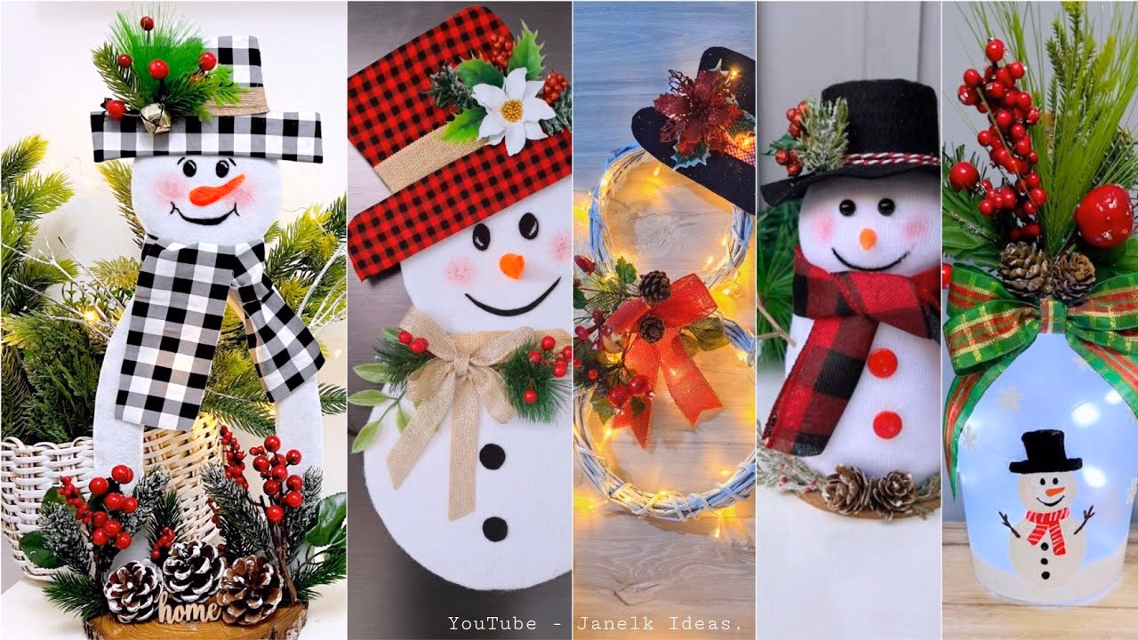 ¿Cómo decorar las cajas de cartón para que parezcan un muñeco de nieve?