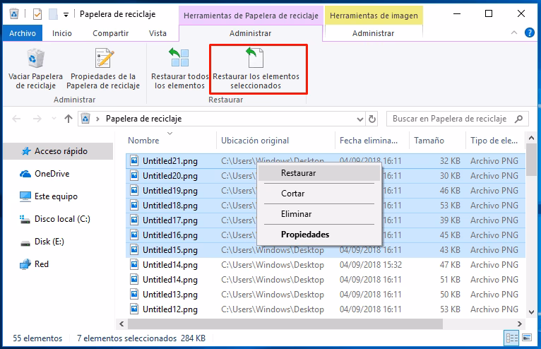 ¿Por qué no aparece la Papelera de reciclaje en Windows 10?