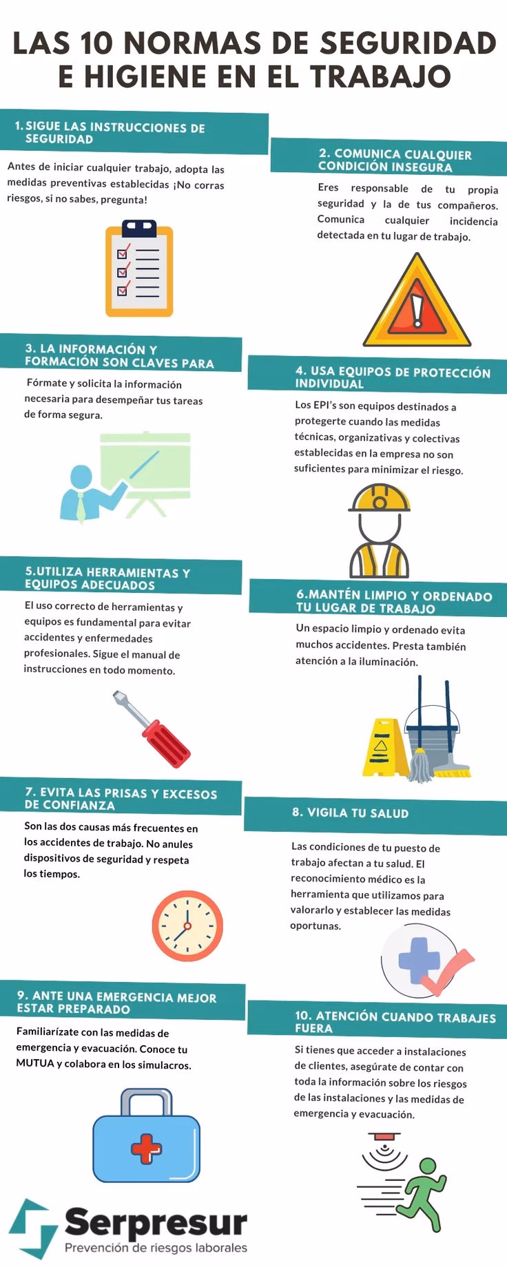 ¿Cuáles son las normas oficiales mexicanas para la prevención de riesgos de trabajo?