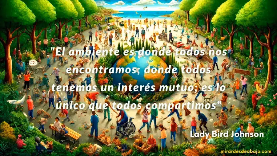 ¿Cómo se verifica el contenido de las frases impactantes sobre el daño ambiental?