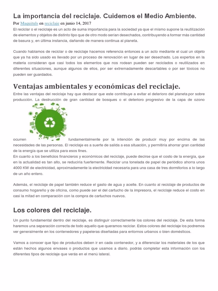 ¿Cuál es la opción más votada de reciclaje?