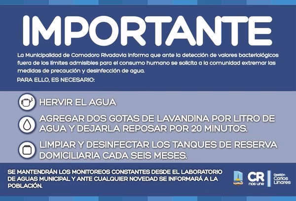 ¿Qué pasó con el corte de agua en Comodoro Rivadavia?