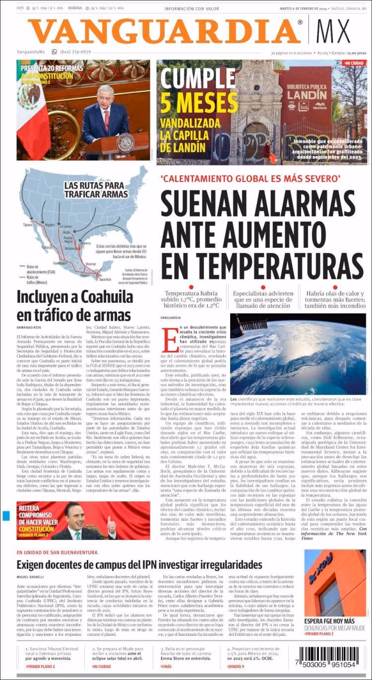 ¿Cuál es el riesgo de no hacer el calentamiento global?