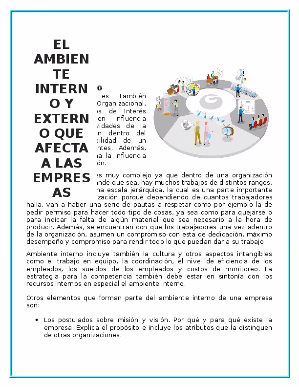 ¿Cuál es el impacto de la administración en el medio ambiente externo?