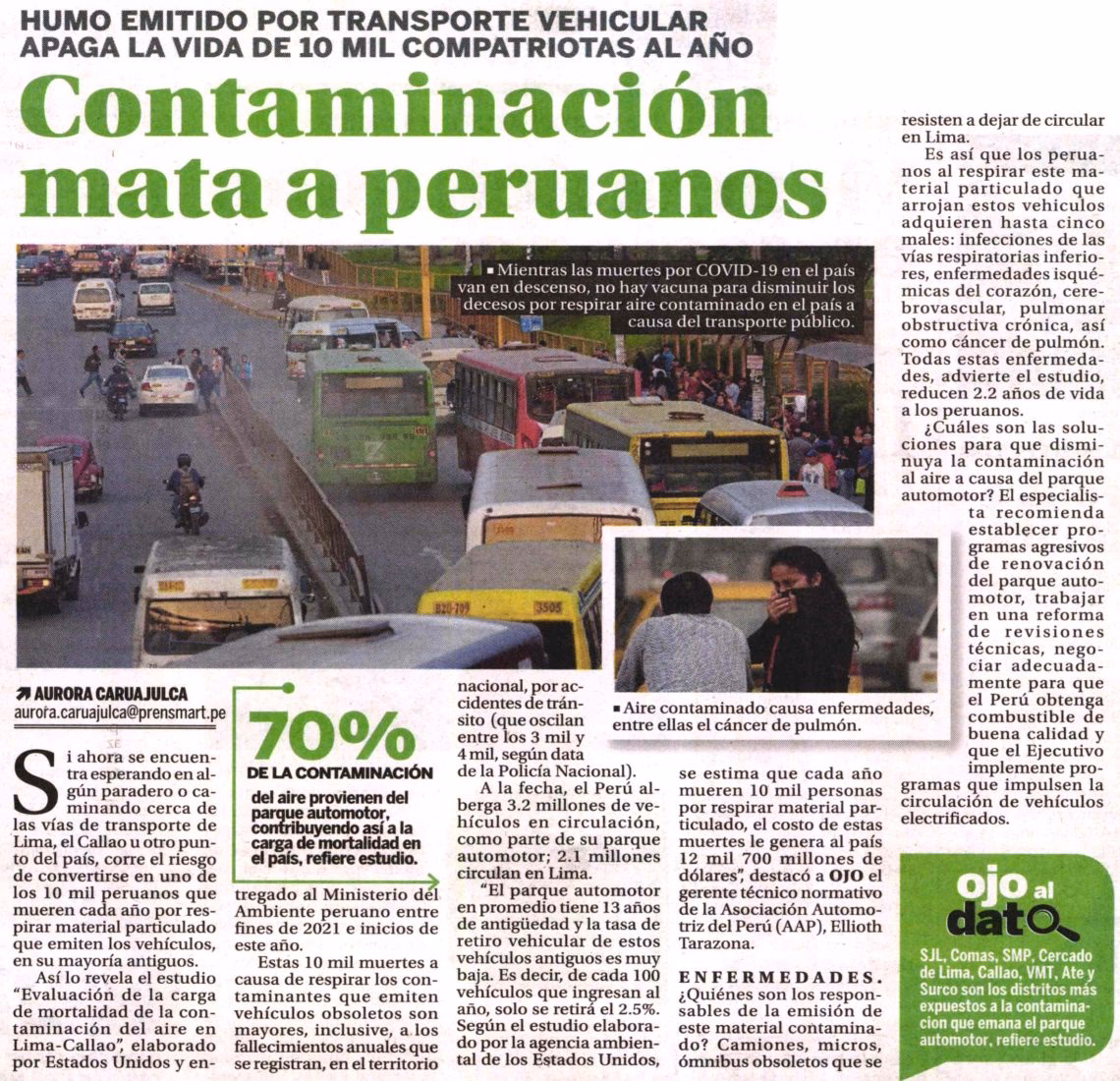 ¿Cuáles son los riesgos de la contaminación?