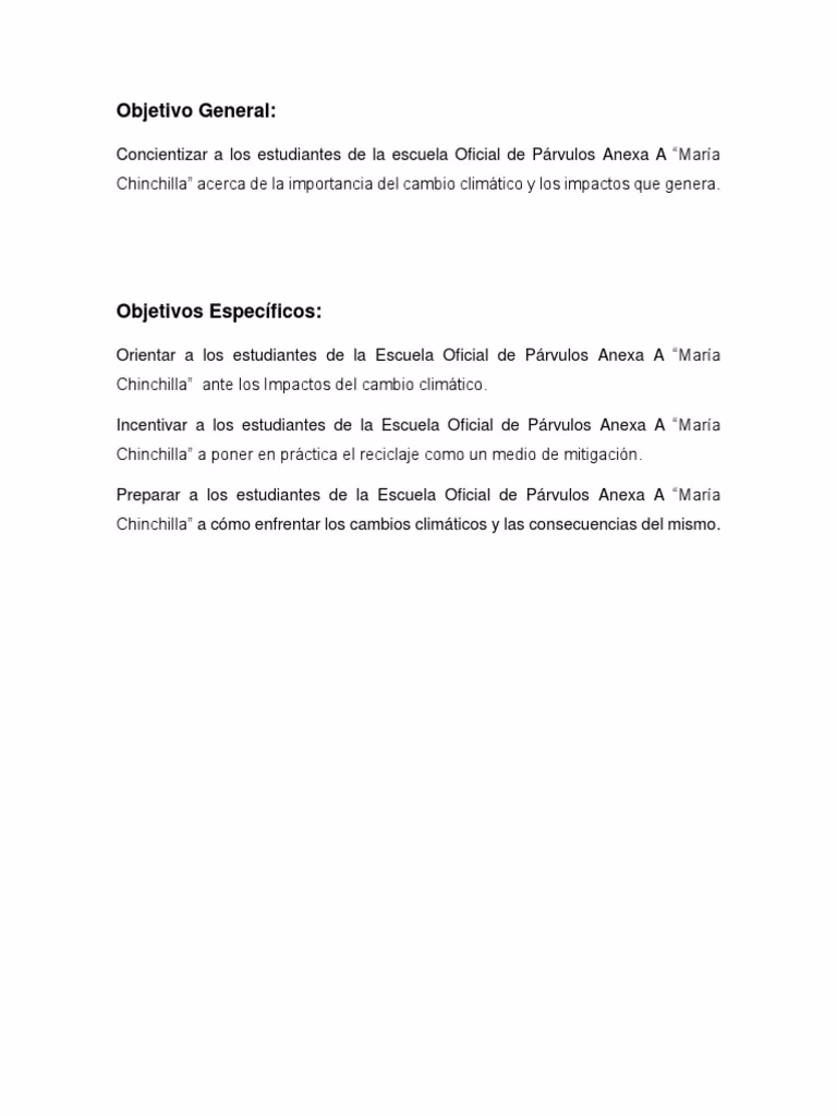 ¿Cuáles son los objetivos para frenar el cambio climático?