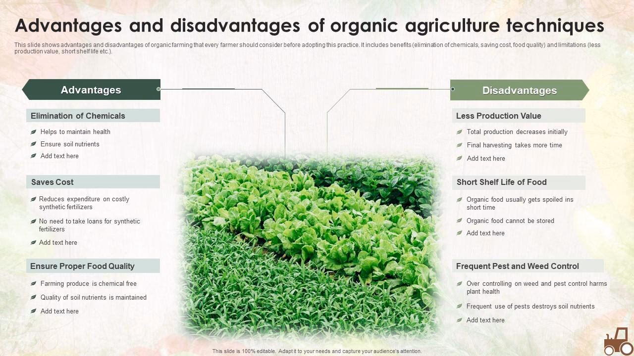 How does organic farming affect soil quality?