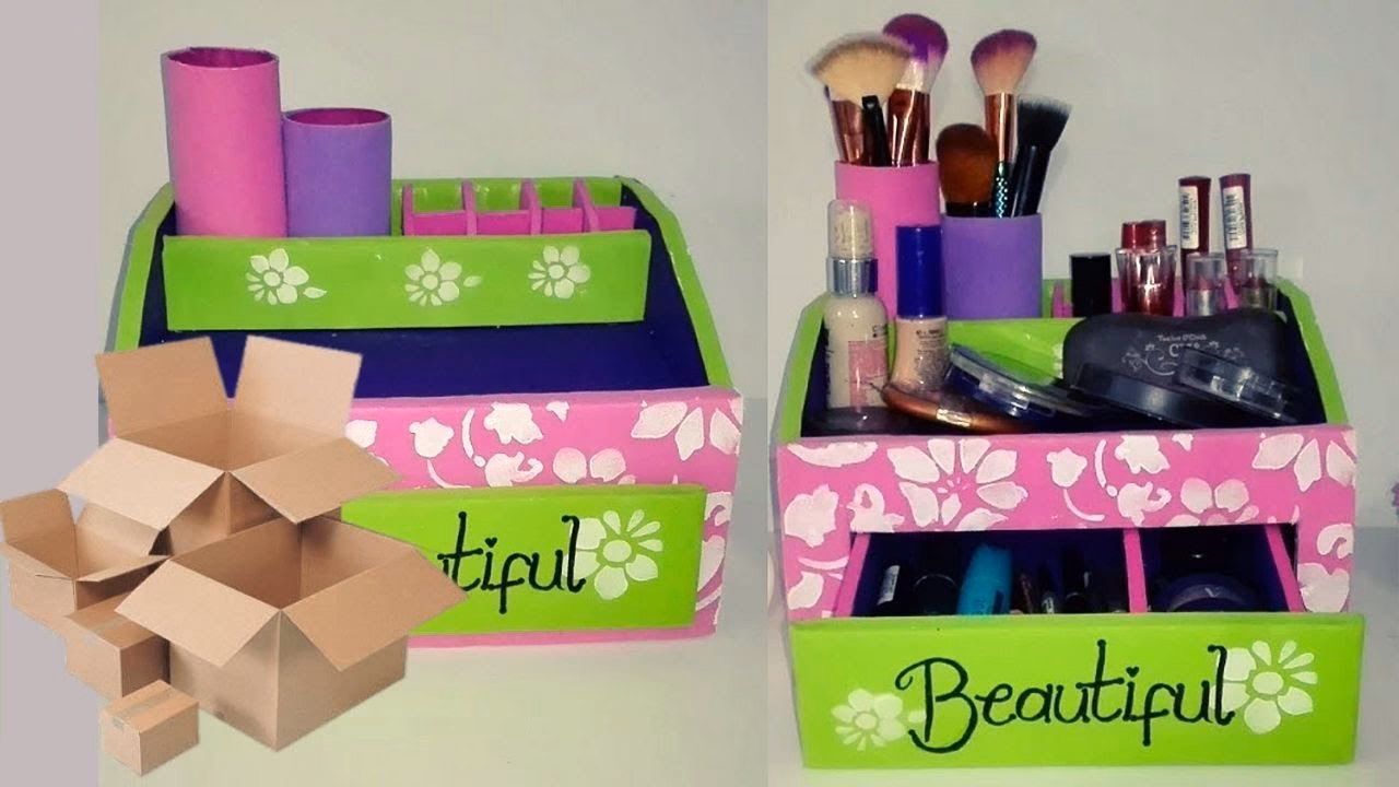 ¿Qué tipo de organizador de maquillaje es útil si tienes poco espacio?