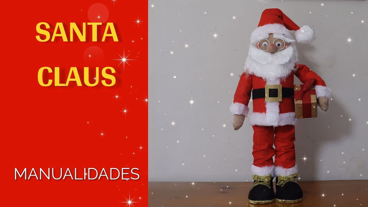 ¿Cómo hacer un Papá Noel con materiales reciclados?