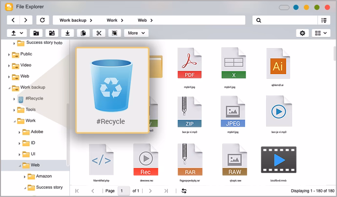 ¿Por qué no puedo ver los archivos eliminados en la Papelera de reciclaje?