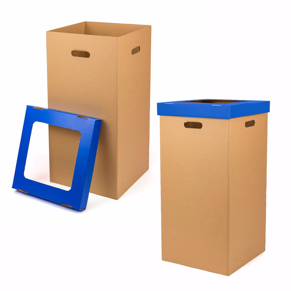 ¿Qué es una papelera de cartón?