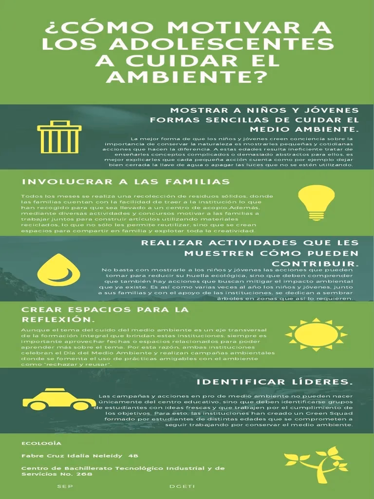 ¿Cómo se puede fomentar la conciencia ambiental en los adolescentes?
