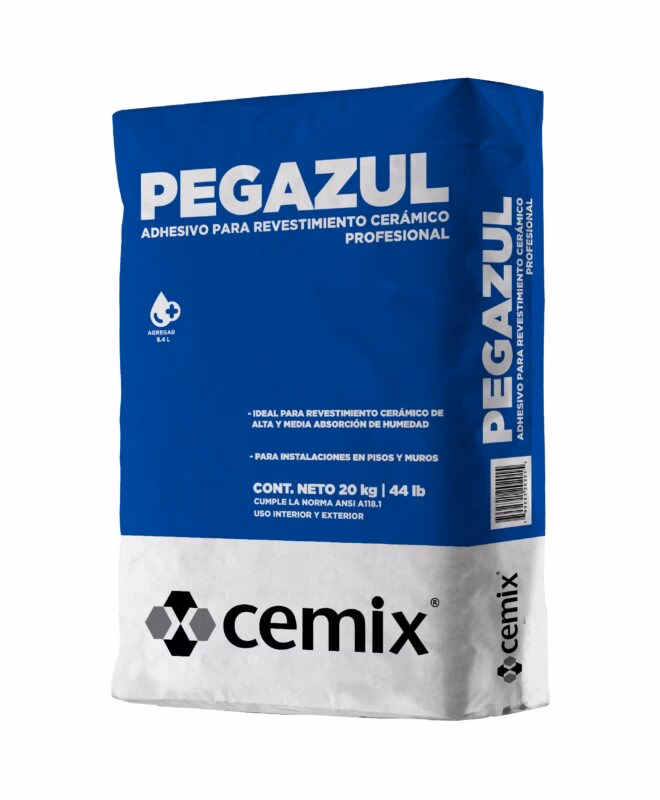 ¿Qué es el pegamento porcelanato pega impermeable fluido?
