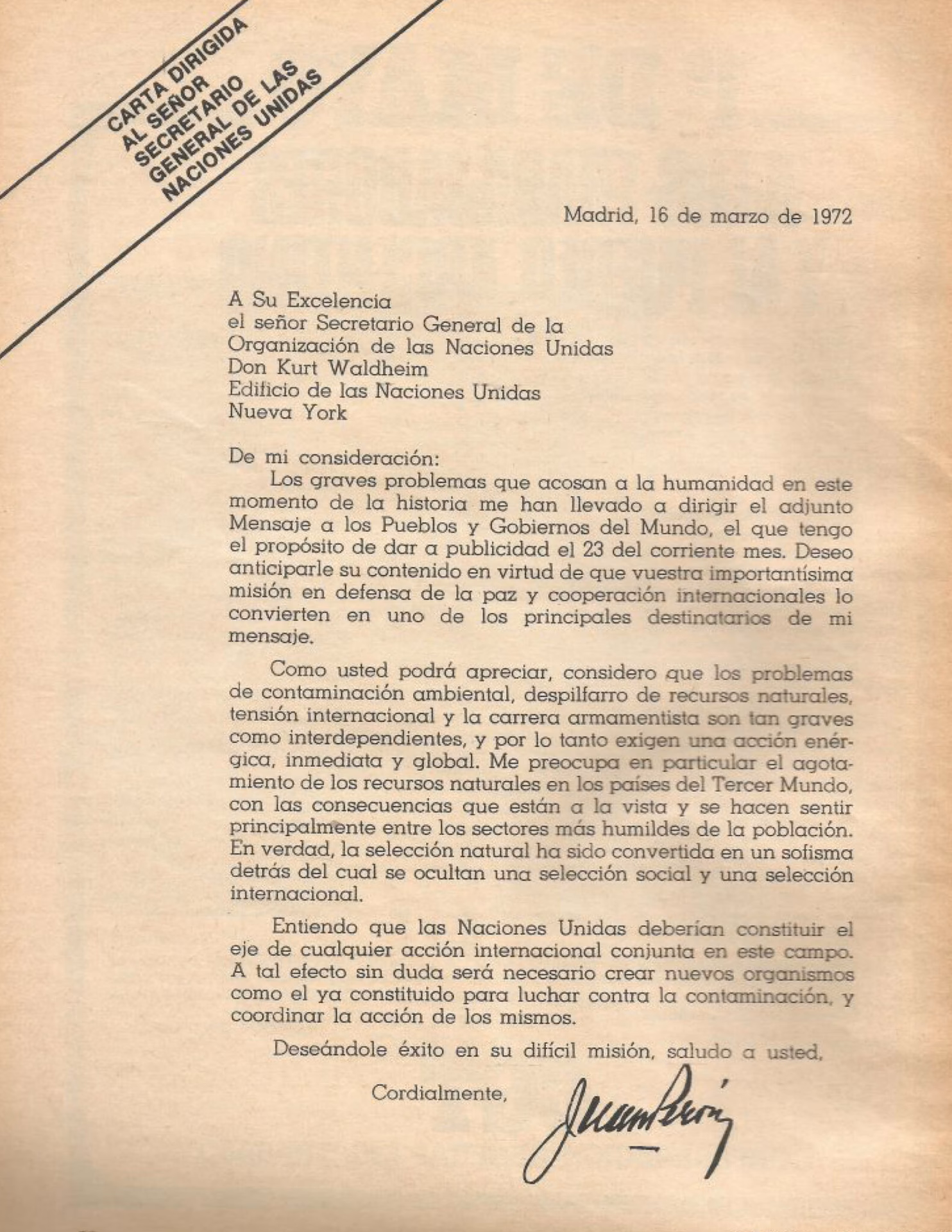 ¿Qué es el discurso de preocupación ambiental y atención por los recursos planetarios?