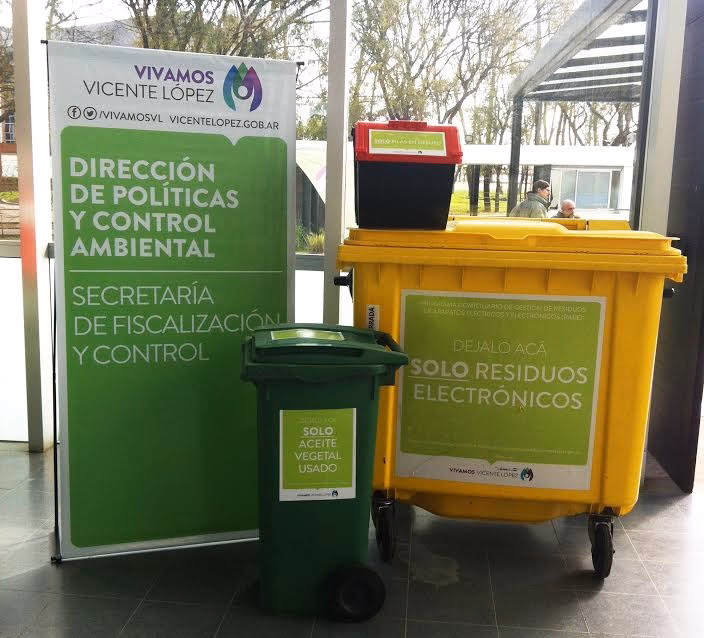 ¿Dónde puedo llevar las pilas en Vicente López?