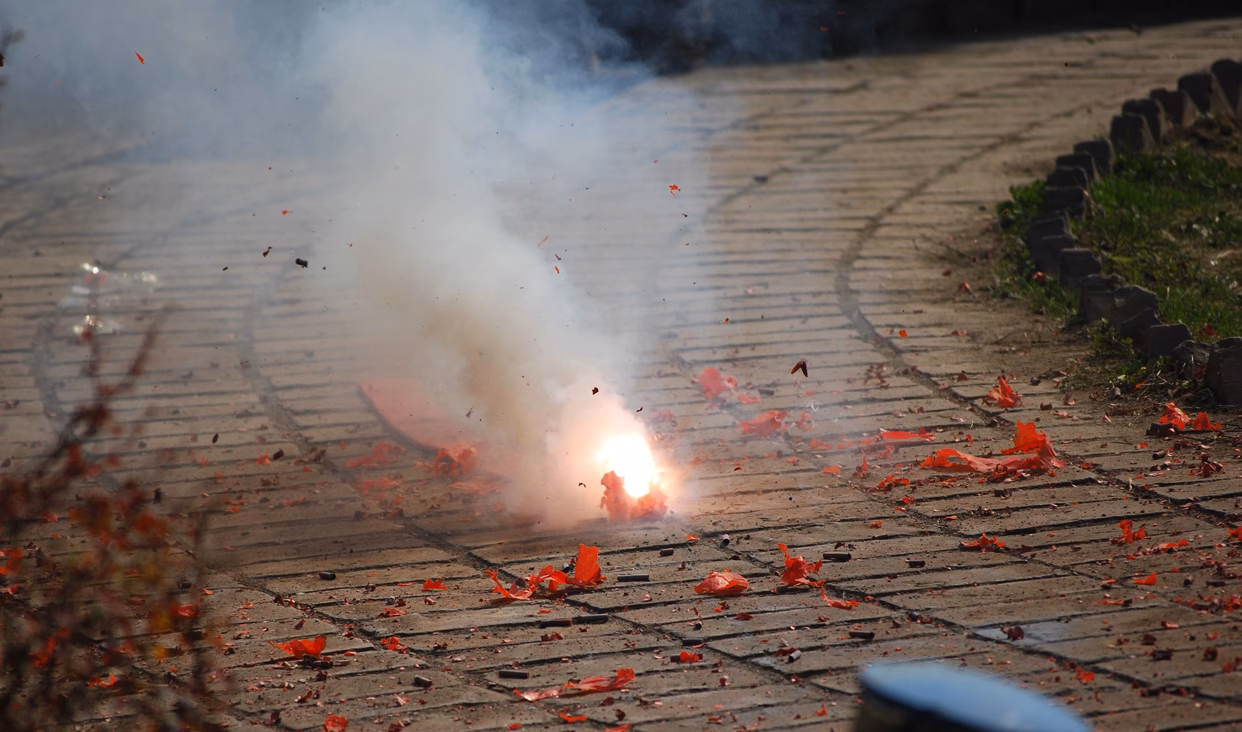 ¿Cuál es el lado negativo de la pirotecnia?