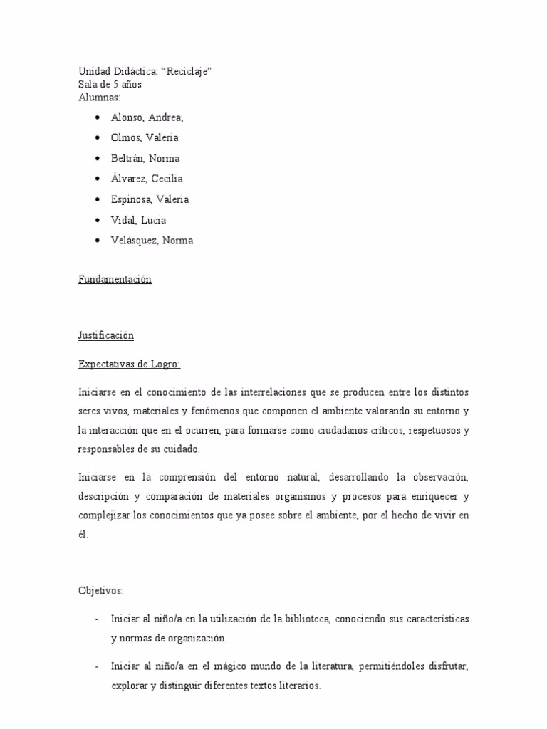 ¿Cómo se fomentará el desarrollo de actividades con material reciclado?