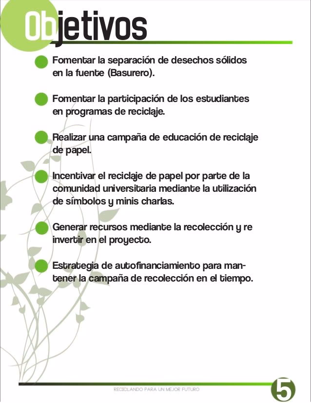 ¿Cómo se fomentará el desarrollo de actividades con material reciclado?