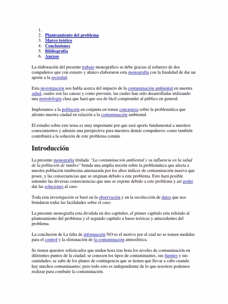 ¿Cuáles son los problemas de la contaminación ambiental?