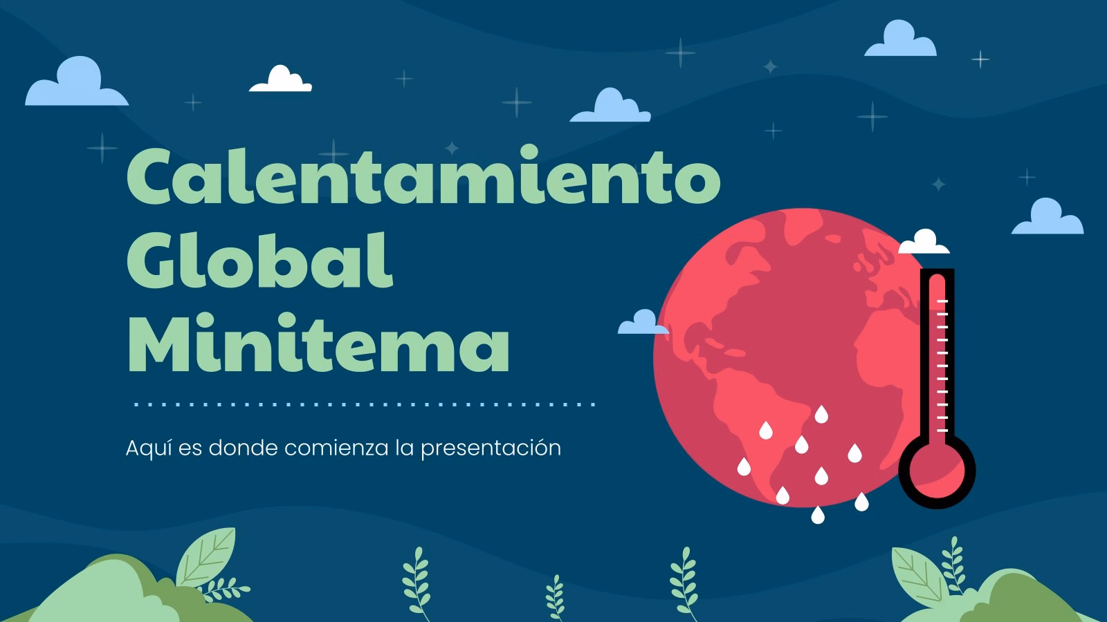 ¿Qué es la plantilla Power Point de campamento?