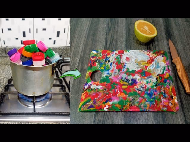 ¿Cómo se derrite el plástico reciclado?