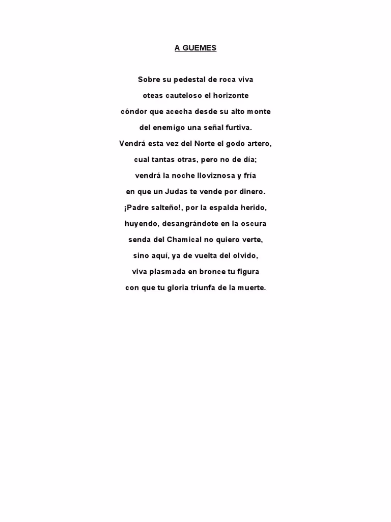 ¿Cuál es el problema de Martín Miguel de Güemes?