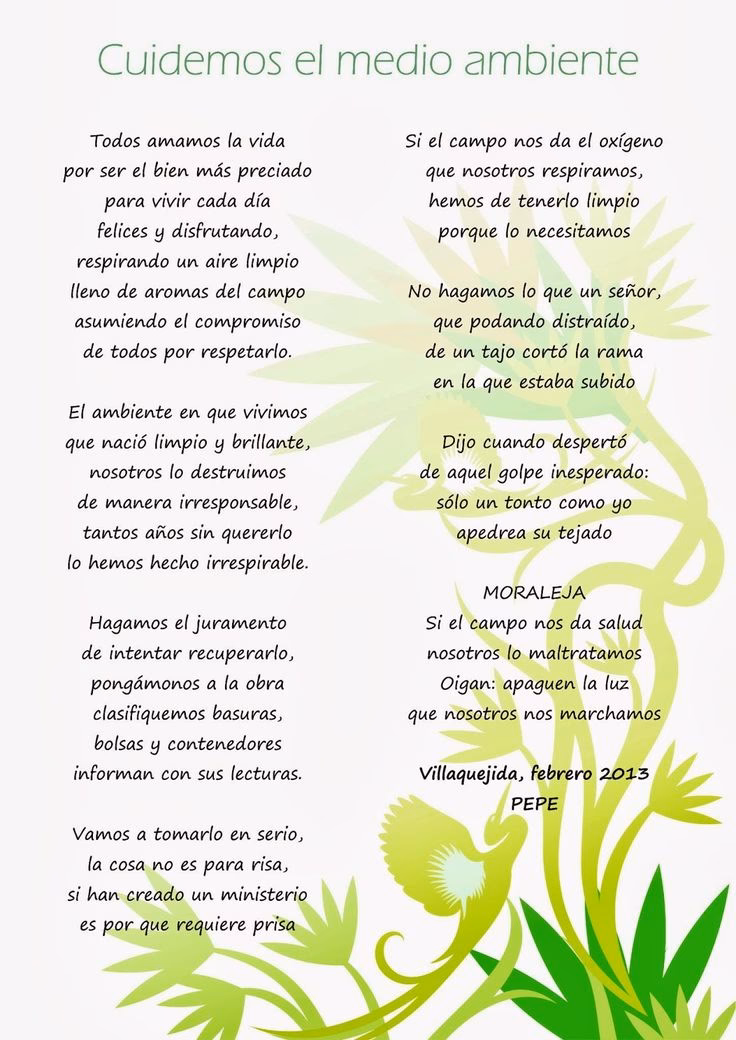 ¿Cuál es el objetivo de la poesía ambiental?