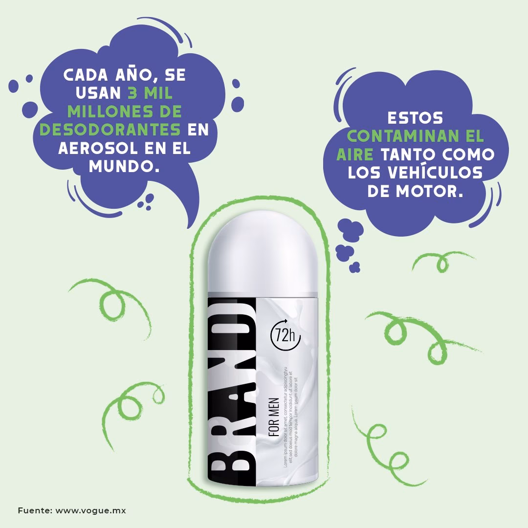 ¿Qué contamina el desodorante?