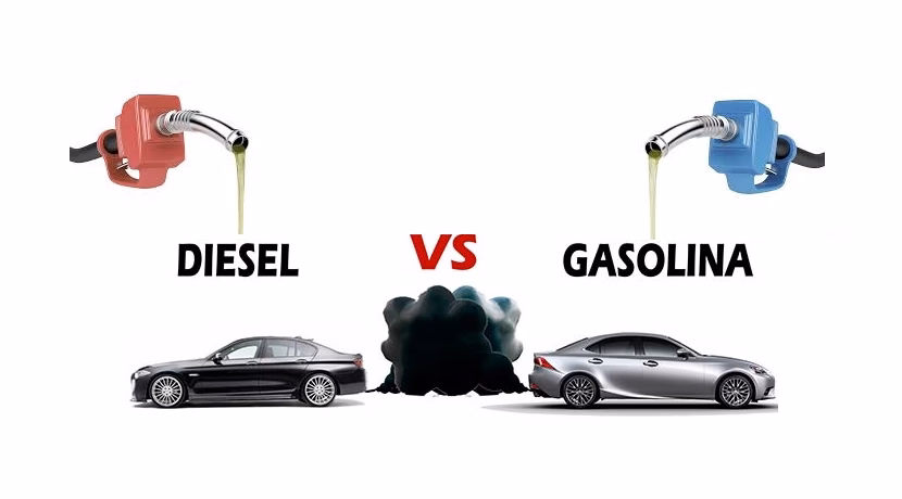 ¿Cuáles son las limitaciones de contaminación para los Diesel y gasolina?