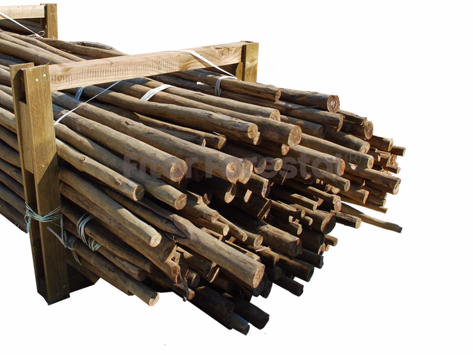 ¿Qué es el poste de eucalipto?