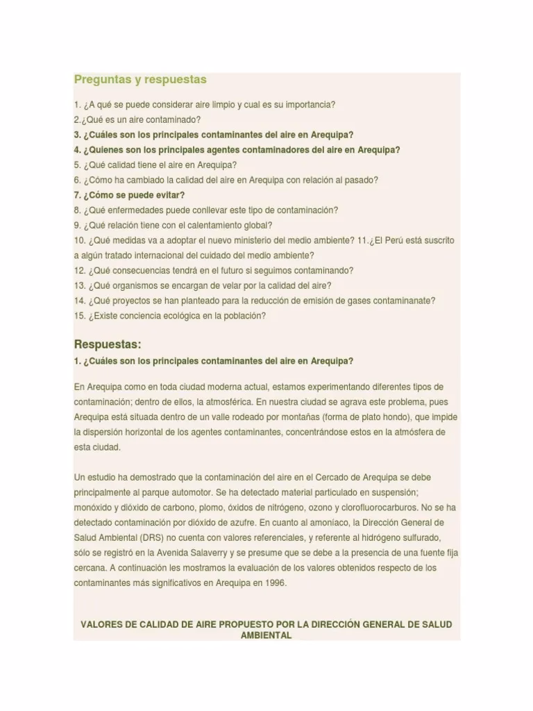¿Qué es el examen de contaminación?