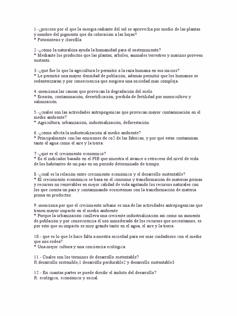 ¿Cuáles son las opciones de Desarrollo Sostenible?
