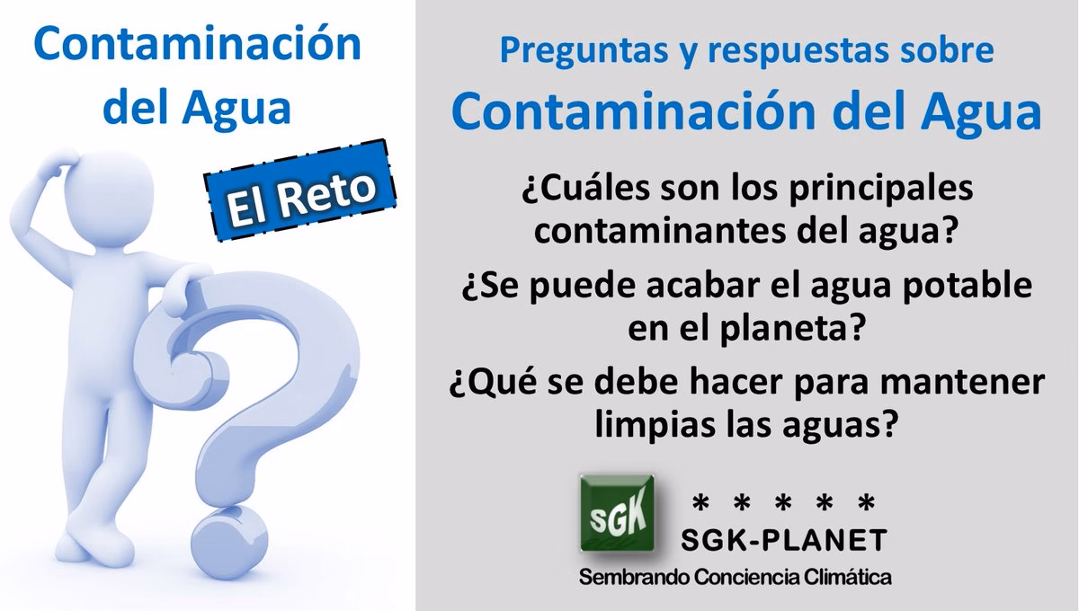 ¿Cómo combatir la contaminación del agua?
