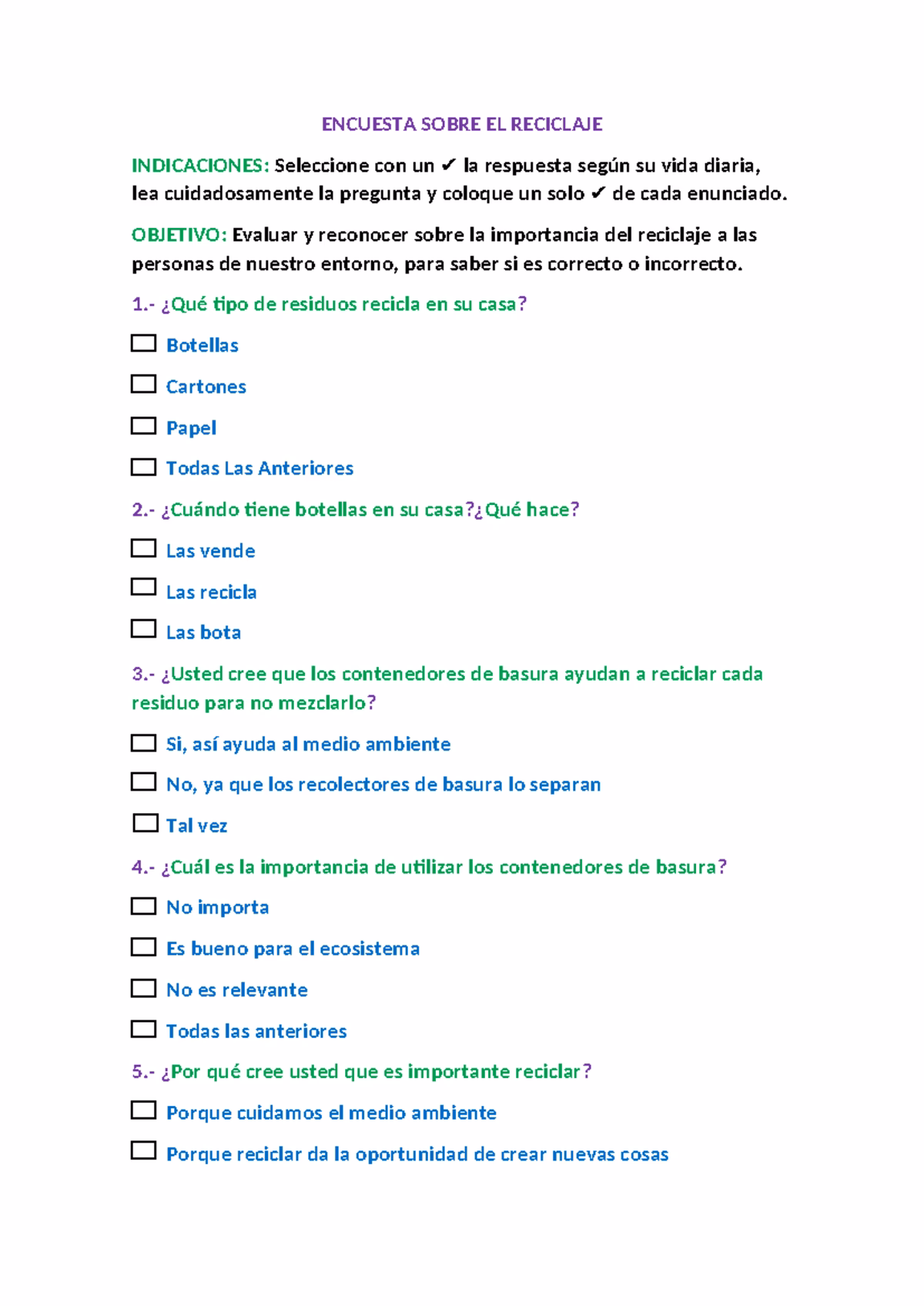 ¿Cómo los niños aprenden sobre el reciclaje?