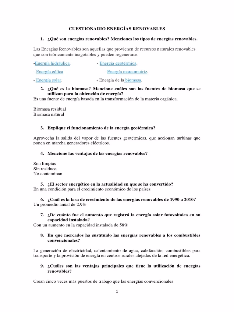 ¿Cuál es la importancia de la energía renovable?