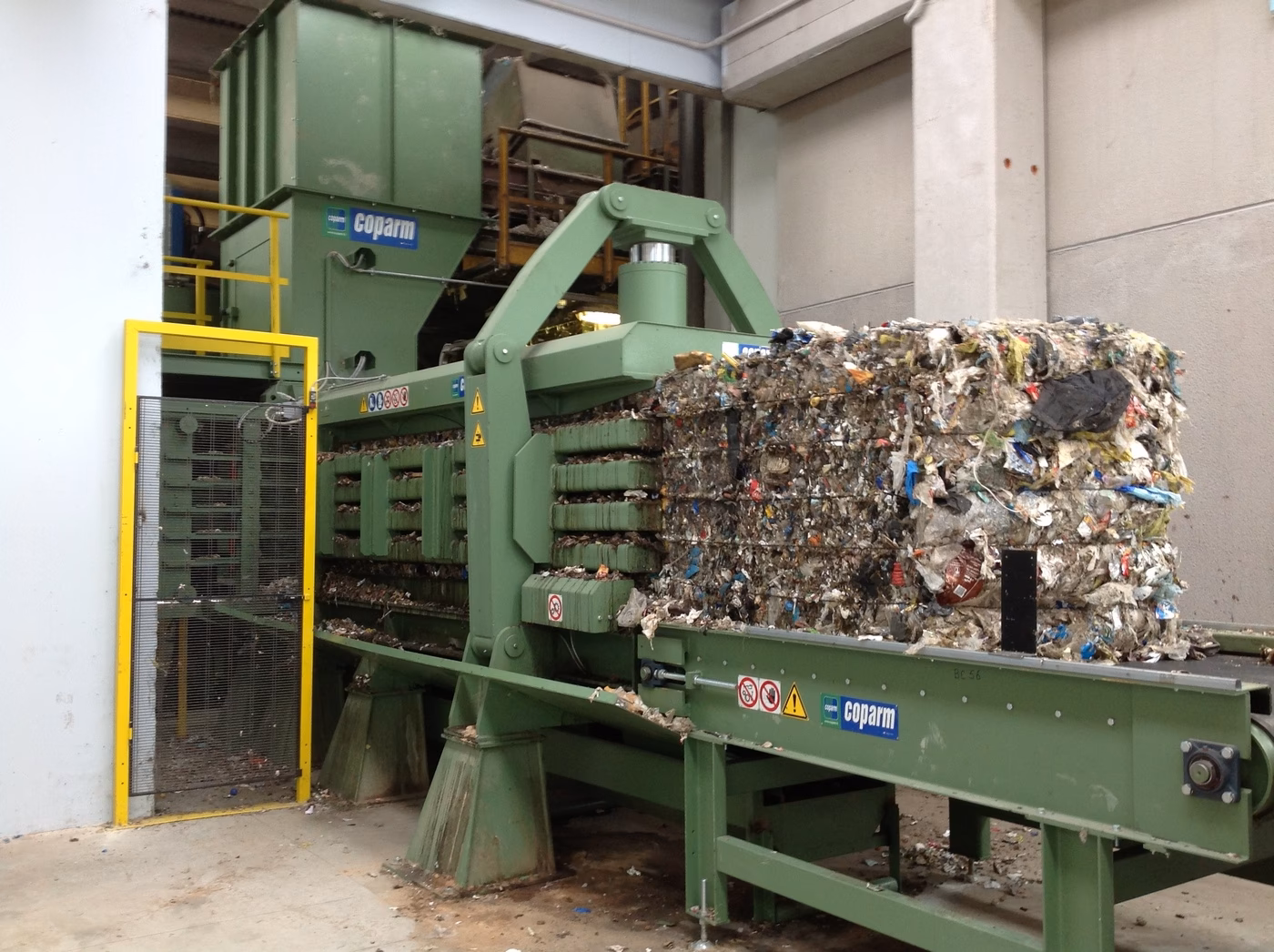 ¿Qué materiales se pueden triturar y prensar?